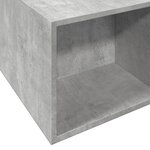 vidaXL Cadre de lit gris béton 180x200 cm bois d'ingénierie