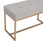 vidaXL Banc 80 cm Gris Velours