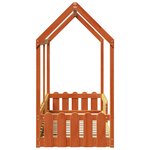 vidaXL Cadre de lit d'enfants forme de maison 70x140cm bois pin massif