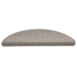 vidaXL Tapis d'escalier autocollants aspect sisal 15 Pièces 56x17x3 cm