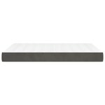 vidaXL Matelas de lit à ressorts ensachés Gris foncé 140x200x20 cm