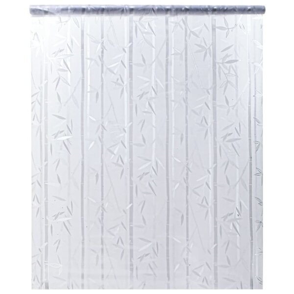 vidaXL Film pour fenêtre dépoli motif de bambou 60x500 cm PVC