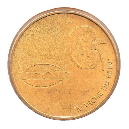 Mini médaille monnaie de paris 2009 - marché du rein