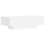 vidaXL Table basse blanc 100x49 5x31 cm bois d'ingénierie