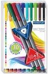 Fineliner triplus, 10 + 3 GRATUIT dans l'étui STAEDTLER