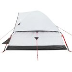 vidaXL Tente de camping à dôme 4 personnes tissu occultant imperméable