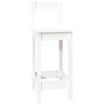vidaXL Ensemble de bar 7 Pièces Blanc Bois de pin massif