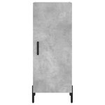 vidaXL Buffet Gris béton 34 5x34x90 cm Bois d'ingénierie