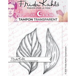 2 Tampons transparents - végétal 1 - 9 5 x 6 5 cm