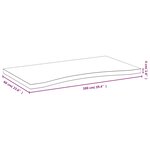 vidaXL Dessus de bureau 100x60x4 cm bambou