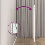 vidaXL Tête de lit murale Blanc 96x3x91 5 cm Bois massif de pin