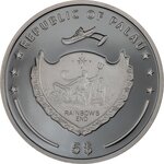 Pièce de monnaie en Argent 5 Dollars g 31.1 (1 oz) Millésime 2024 YIN AND YANG