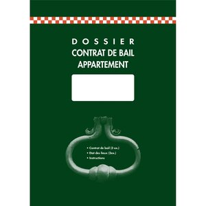 Contrats De Bail Appartement (3ex) - État Des Lieux (2 Ex) - Instructions - Texte Fr - Blanc - X 5 - Exacompta