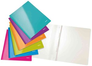 Schnellhefter WOW, DIN A4, Karton, farbig sortiert LEITZ