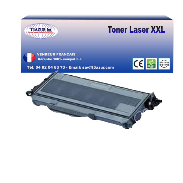 Toner compatible avec ricoh aficio sp1200  sp1200s  sp1200sf remplace ricoh aficio sp1200/ sp1210 (406837)  -2 600 pages - t3azur