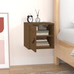 vidaXL Armoire murale Marron miel 31 5x30x30 cm Bois de pin massif
