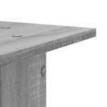 vidaXL Supports pour plantes 2 Pièces sonoma gris bois d'ingénierie