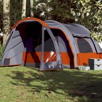 vidaXL Tente familiale 6 personnes orange imperméable