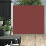 vidaXL Auvent latéral rétractable de patio 170x300 cm Marron