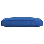 vidaXL Coussin de palette pour siège bleu royal 120x80x12 cm en tissu Oxford