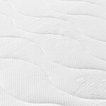 vidaXL Matelas à ressorts ensachés moyen 200x200 cm