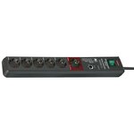 Brennenstuhl rallonge automatique à 6 prises secure-tec 3 m