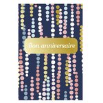 Carte De Vœux Bon Anniversaire - Bleu - Draeger paris