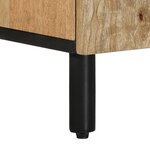 vidaXL Table de chevet 50x33x60 cm bois de manguier massif