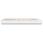 vidaXL Cadre de lit blanc 180x200 cm bois d'ingénierie
