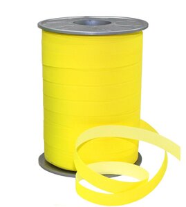 Bolduc Bicolour 200-m-rouleau 10 mm jaune/jaune clair