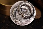 SCALED DRAGON 9 Dragons Series Spring Version 5 Once Argent Coin 18888 Francs Chad 2024