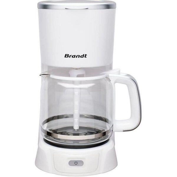 Cafetière électrique - Blanc et Silver - 1 8 L - 1100 W - 18 tasses