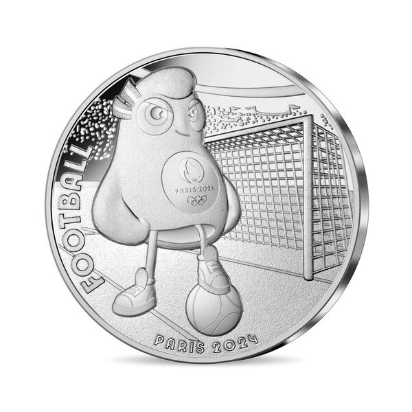 Mascotte - Football - Monnaie de 10€ Argent