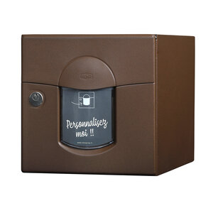 Boîte aux lettres soléa 2 portes rouille 0210 mat sablé