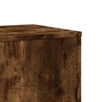 vidaXL Supports pour plantes 2 Pièces chêne fumé bois d'ingénierie