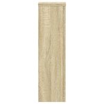 vidaXL Supports pour plantes 2 Pièces chêne sonoma bois d'ingénierie