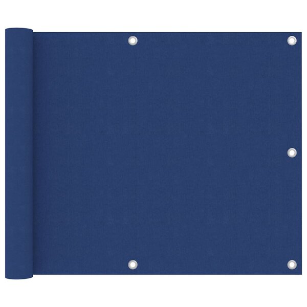vidaXL Écran de balcon Bleu 75x500 cm Tissu Oxford