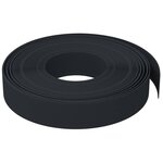 vidaXL Bordures de jardin 2 Pièces noir 10 m 10 cm polyéthylène