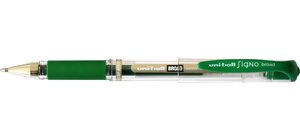 Roller encre gel Signo Broad UM153C Grip Pte Large 1mm Vert UNI-BALL