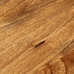 vidaXL Dessus de table Ø 70x2 5 cm rond bois de manguier massif