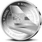 Coffret série euro BU Benelux 2019 (aéroports du Benelux)