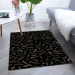 Tapis d'intérieur Noël 70 x 140 cm - Noir