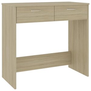 vidaXL Bureau Chêne Sonoma 80x40x75 cm Aggloméré