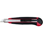 cutter professionnel Auto-Load lame: 18 mm noir/rouge WEDO