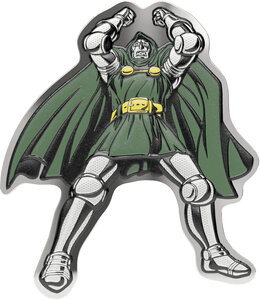 Monnaie DOCTOR DOOM Marvel Master of Menace Blind Box 1/2 Oz Argent 1$ Niue 2026