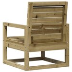 vidaXL Salon de jardin 3 Pièces bois de pin imprégné
