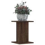vidaXL Supports pour plantes 2 Pièces chêne marron bois d'ingénierie