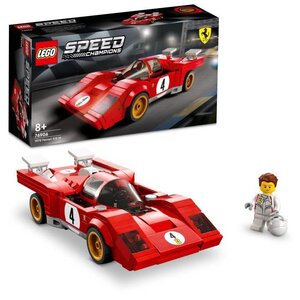 Lego 76906 speed champions 1970 ferrari 512 m modele réduit de voiture de course jouet de construction pour enfants