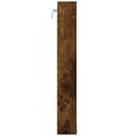 vidaXL Armoire à vitrine chêne fumé 100x8 5x58 cm bois d'ingénierie