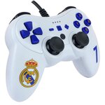 Manette filaire blanche Real Madrid pour Switch